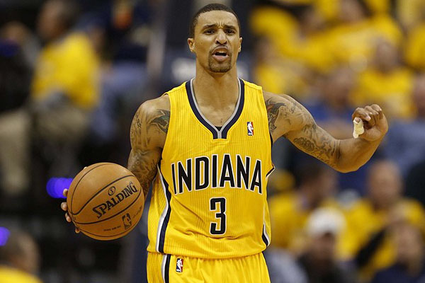 Pacers #3 george hill at match